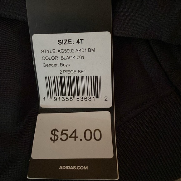 NWT: Nike black track jacket and pants set size 4T - Picture 4 of 7